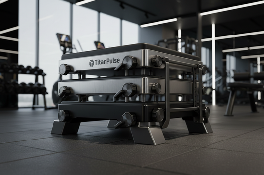 TitanPulse Adjustable Plyo Box is built for athletes who demand premium, high-performance home gym equipment. Designed to feel like a commercial-grade showroom piece, it delivers stability, durability, and a disciplined training experience—without compromise.