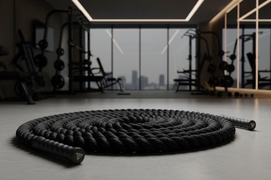 TitanPulse Battle Ropes (15m) is built for athletes who demand premium, high-performance home gym equipment. Designed to feel like a commercial-grade showroom piece, it delivers stability, durability, and a disciplined training experience—without compromise.