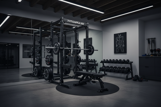 TitanPulse Home Gym Starter Bundle is built for athletes who demand premium, high-performance home gym equipment. Designed to feel like a commercial-grade showroom piece, it delivers stability, durability, and a disciplined training experience—without compromise.