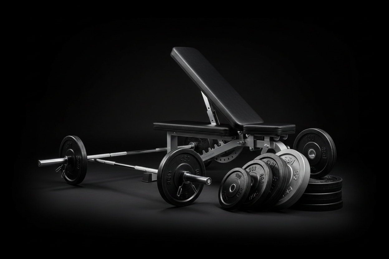 Benches, Bars & Weight Plates