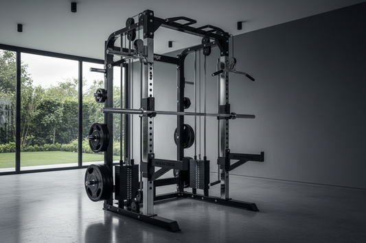 ApexForge All-in-One Smith Machine is built for athletes who demand premium, high-performance home gym equipment. Designed to feel like a commercial-grade showroom piece, it delivers stability, durability, and a disciplined training experience—without compromise.