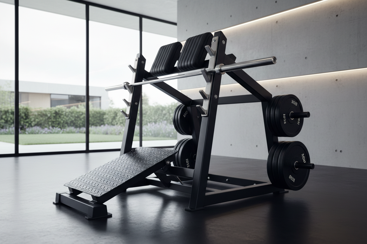 IronHaven Hack Squat Machine is built for athletes who demand premium, high-performance home gym equipment. Designed to feel like a commercial-grade showroom piece, it delivers stability, durability, and a disciplined training experience—without compromise.