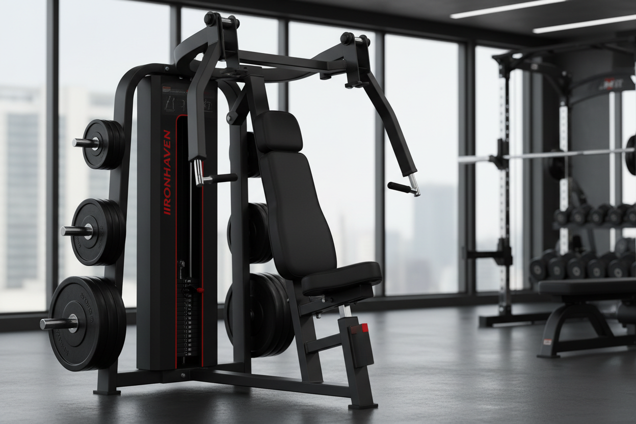 IronHaven Plate-Loaded Chest Press is built for athletes who demand premium, high-performance home gym equipment. Designed to feel like a commercial-grade showroom piece, it delivers stability, durability, and a disciplined training experience—without compromise.