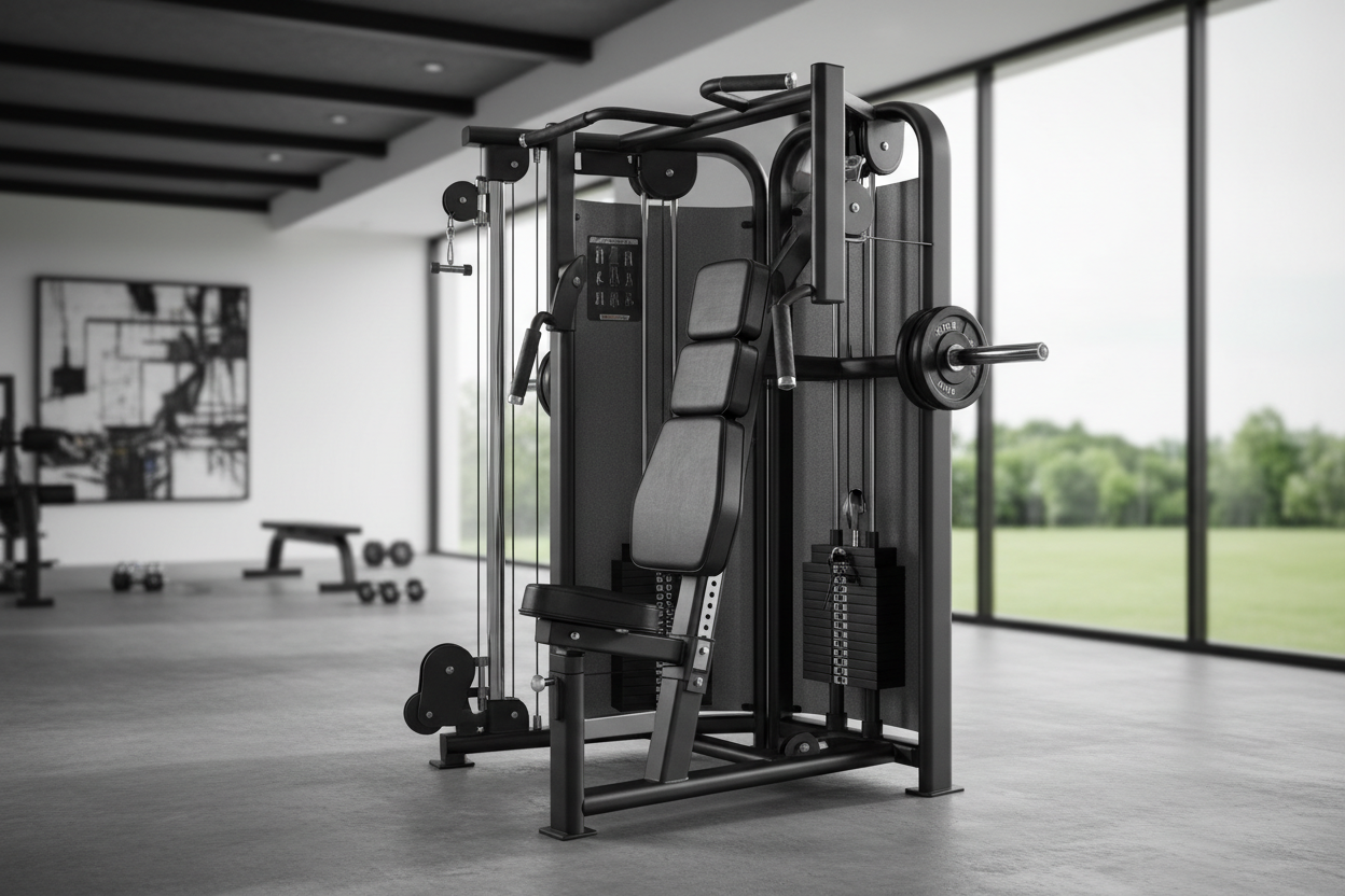 IronHaven Shoulder Press Machine is built for athletes who demand premium, high-performance home gym equipment. Designed to feel like a commercial-grade showroom piece, it delivers stability, durability, and a disciplined training experience—without compromise.